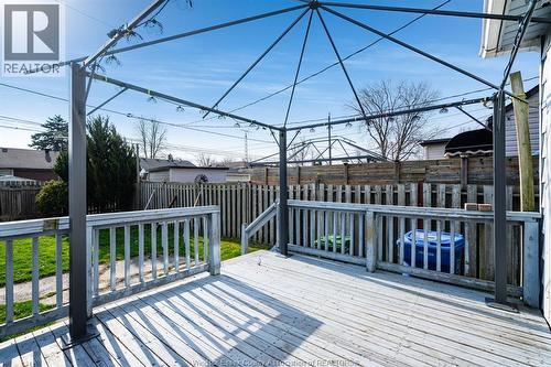 3759 Whitney, Windsor, ON - Outdoor With Deck Patio Veranda