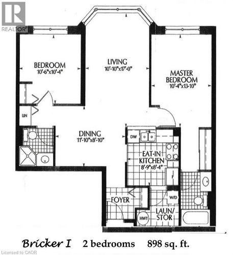Floor plan - 20 St. George Street Unit# 404, Kitchener, ON - Other