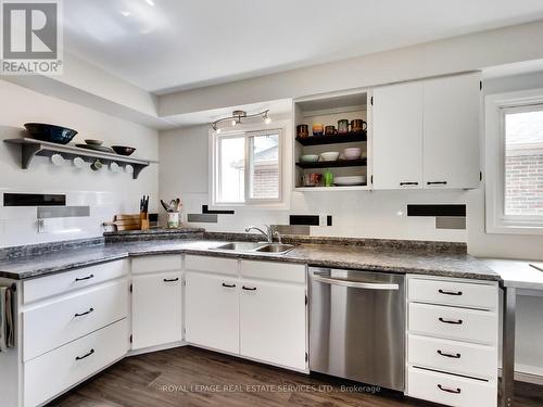 27 Bremen Lane, Mississauga, ON - Indoor Photo Showing Kitchen With Double Sink