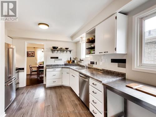 27 Bremen Lane, Mississauga, ON - Indoor Photo Showing Kitchen With Double Sink