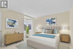 virtually staged bedroom - 