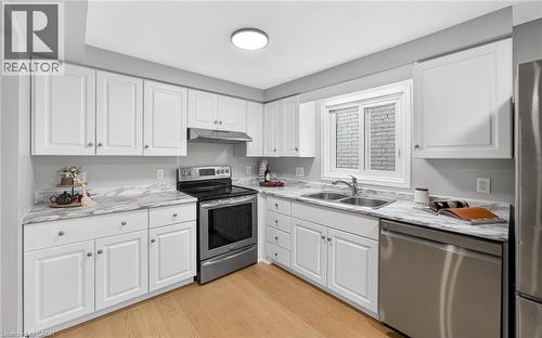 30 Bridlewreath Street, Kitchener, ON - Indoor Photo Showing Kitchen With Double Sink