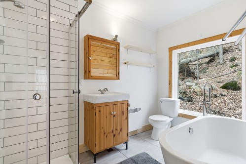 Bathroom - 1390 Ch. Indian, Saint-Adolphe-D'Howard, QC - Indoor Photo Showing Bathroom