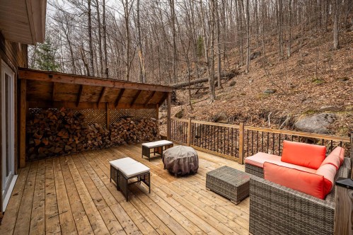 Patio - 1390 Ch. Indian, Saint-Adolphe-D'Howard, QC - Outdoor With Deck Patio Veranda