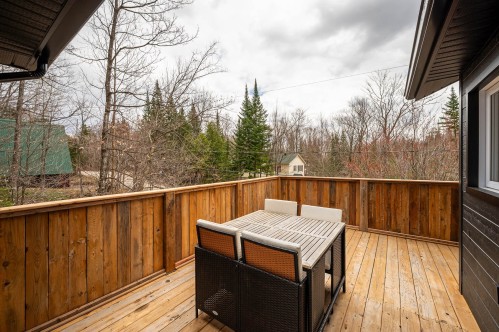 Patio - 1390 Ch. Indian, Saint-Adolphe-D'Howard, QC - Outdoor With Deck Patio Veranda With Exterior
