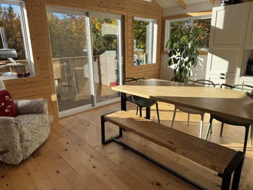 Dining Room - 1390 Ch. Indian, Saint-Adolphe-D'Howard, QC -  With Exterior