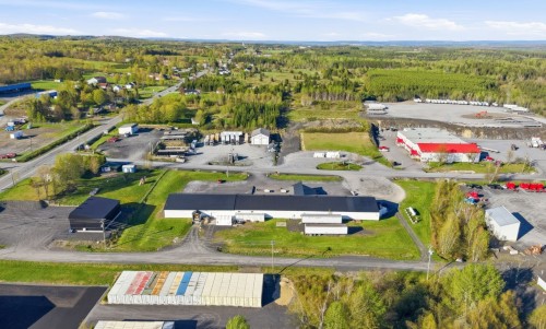 Aerial View - 24 Rue Industriel, Saint-Benoît-Labre, QC - Outdoor With View