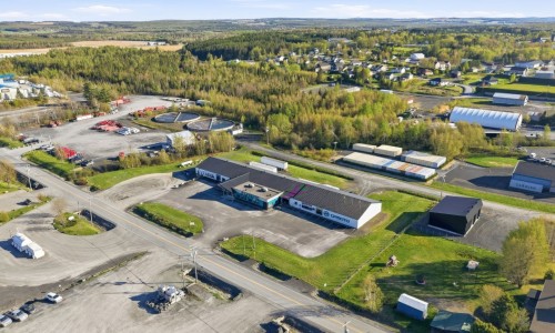 Aerial View - 24 Rue Industriel, Saint-Benoît-Labre, QC - Outdoor With View