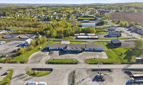 Aerial View - 24 Rue Industriel, Saint-Benoît-Labre, QC - Outdoor With View