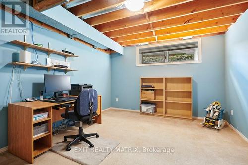 Fifth bedroom. - 1340 Cuthbert Way, Ottawa, ON - Indoor Photo Showing Office