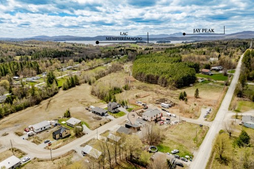 Photo aérienne - 27 Rue Des Tailleurs-De-Pierre, Stanstead - Ville, QC - Outdoor With View