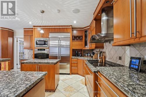 495 Meadow Wood Road, Mississauga, ON - Indoor Photo Showing Kitchen With Stainless Steel Kitchen With Upgraded Kitchen