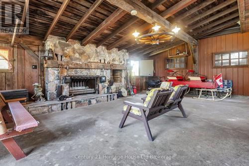 88 Potters Road, Tillsonburg, ON - Indoor With Fireplace