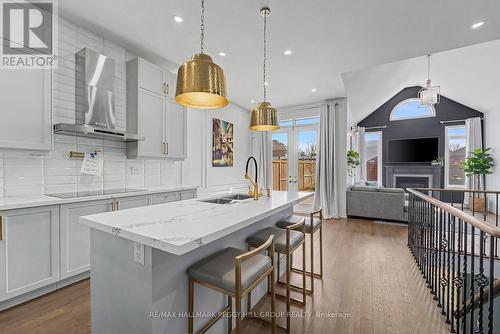 96 Redmond Crescent, Springwater, ON - Indoor Photo Showing Kitchen With Upgraded Kitchen