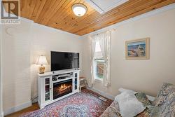 Den doubles as guest room - 