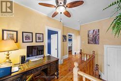 The upper landing makes a perfect office space - 