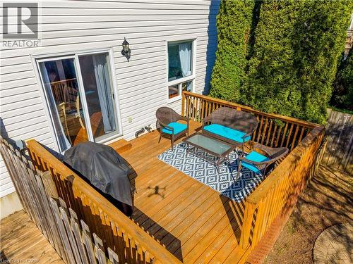 18 Prosperity Drive, Kitchener, ON - Outdoor With Deck Patio Veranda With Exterior