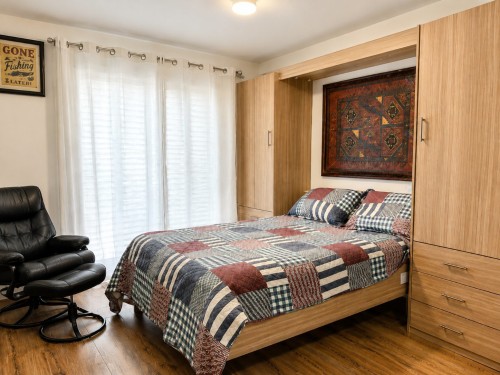 Chambre à coucher principale - 1874 Ch. Roméo-Lapierre, Saint-Lin/Laurentides, QC - Indoor Photo Showing Bedroom