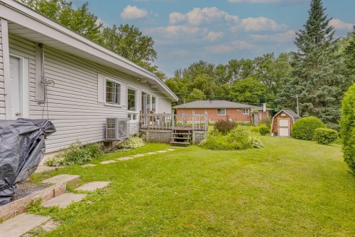 Courtyard - 14 Rue Argyle, Ormstown, QC - Outdoor With Deck Patio Veranda
