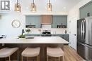 442 Fortosky Manor, Saskatoon, SK  - Indoor Photo Showing Kitchen With Upgraded Kitchen 