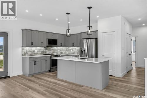 801 Kerr Cove, Prince Albert, SK - Indoor Photo Showing Kitchen With Upgraded Kitchen