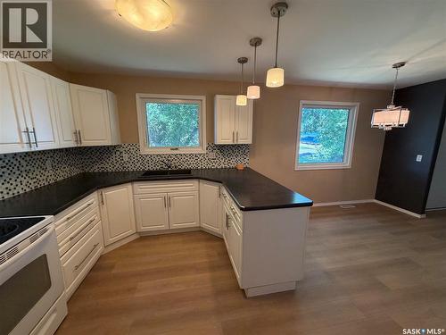 25 Souris Avenue, Redvers, SK - Indoor Photo Showing Kitchen With Double Sink