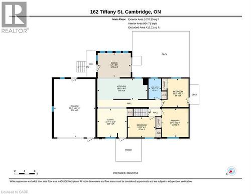 Floor plan - 162 Tiffany Street, Cambridge, ON - Other