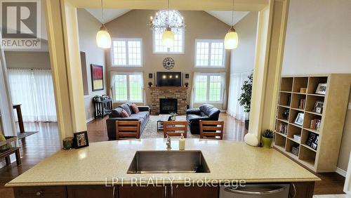 12 Plowright Road, Springwater, ON - Indoor With Fireplace
