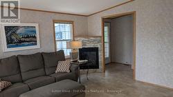 convenient fire place in living room - 