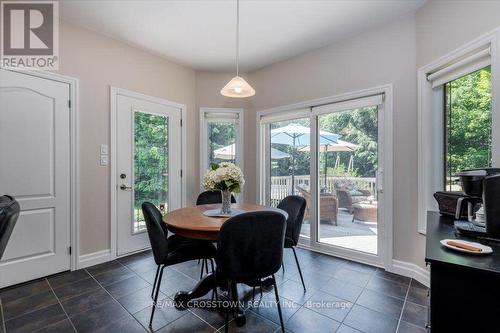 Breakfast Area w/walkout - 5 Pine Hill Drive, Springwater, ON - Indoor Photo Showing Dining Room