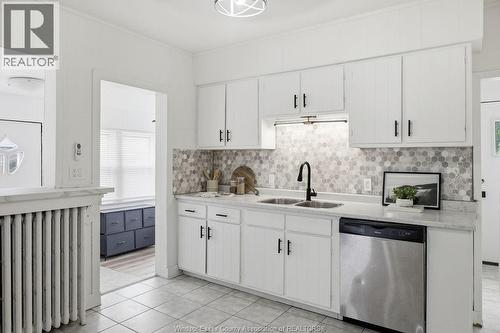 2265 Cabana, Windsor, ON - Indoor Photo Showing Kitchen With Double Sink