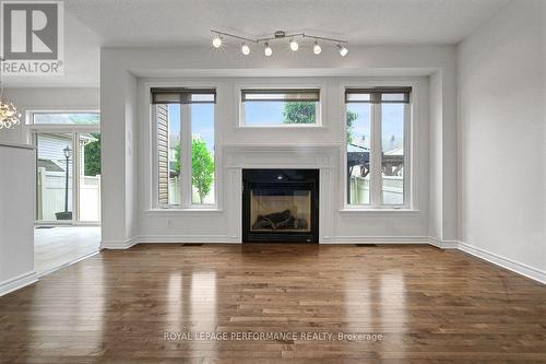 171 Trail Side Circle, Ottawa, ON - Indoor Photo Showing Living Room With Fireplace