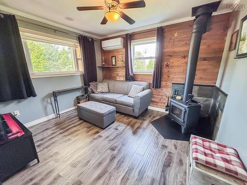 75 Shepherds Hill Road, Riverport, NS - Indoor Photo Showing Living Room With Fireplace
