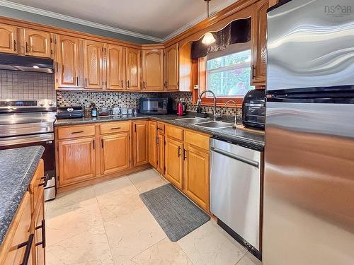 75 Shepherds Hill Road, Riverport, NS - Indoor Photo Showing Kitchen With Double Sink