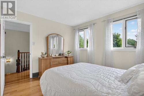 Bedroom 1 + Hallway - 46 Garden Walk, London South (South N), ON - Indoor Photo Showing Bedroom