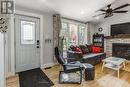8 Arbor Road, Tiny, ON  - Indoor Photo Showing Living Room With Fireplace 