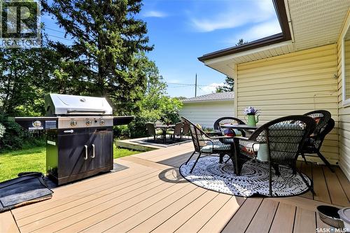 111 Bell Street, Regina, SK - Outdoor With Deck Patio Veranda With Exterior