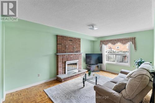9 Wheatley Road, Vaughan, ON - Indoor Photo Showing Living Room With Fireplace