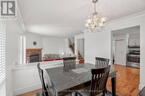 1769 Bromont Way, Ottawa, ON - Indoor Photo Showing Dining Room With Fireplace