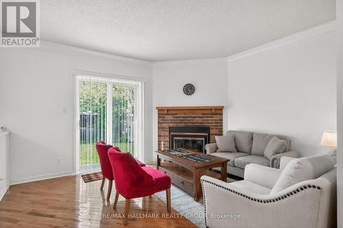 1769 Bromont Way, Ottawa, ON - Indoor Photo Showing Living Room With Fireplace