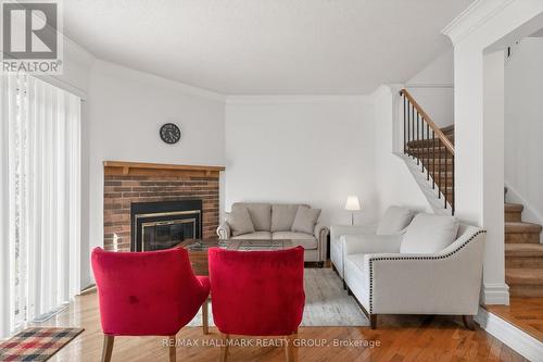 1769 Bromont Way, Ottawa, ON - Indoor Photo Showing Living Room With Fireplace