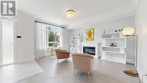 50 Active Road, Markham, ON - Indoor Photo Showing Living Room With Fireplace