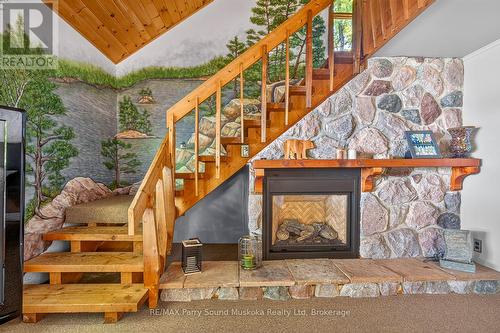 2 South Point Drive, Mckellar, ON - Indoor Photo Showing Other Room With Fireplace