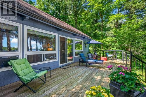 2 South Point Drive, Mckellar, ON - Outdoor With Deck Patio Veranda