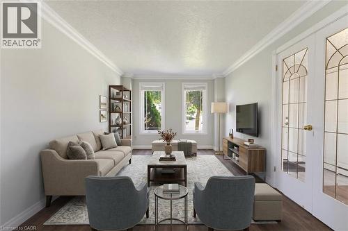 Virtually staged - 32 Stonehaven Place, Cambridge, ON - Indoor Photo Showing Living Room