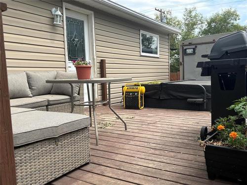 330 Mountain Avenue, Killarney, MB - Outdoor With Deck Patio Veranda With Exterior