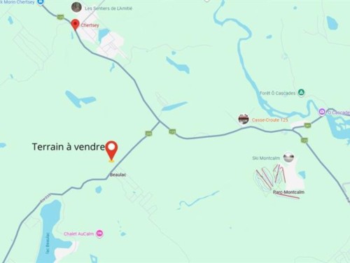 Plan (croquis) - Route 335, Chertsey, QC 
