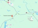 Plan (croquis) - Route 335, Chertsey, QC 