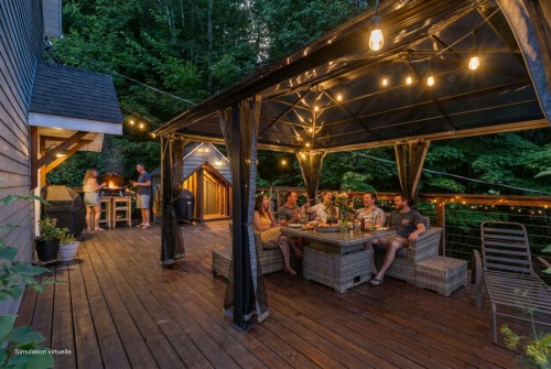 Balcon - 3 Rue Susan, Morin-Heights, QC - Outdoor With Deck Patio Veranda With Exterior