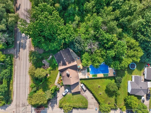 Aerial View - 181 Rue Principale, Brownsburg-Chatham, QC - Outdoor With View